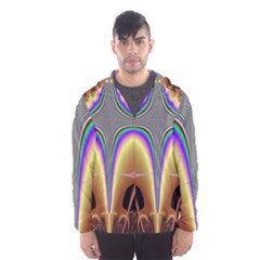 Symmetric Fractal Hooded Wind Breaker (men) by Simbadda