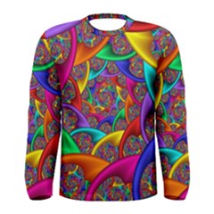 Color Spiral Men s Long Sleeve Tee by Simbadda