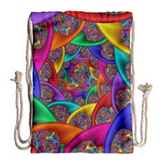 Color Spiral Drawstring Bag (large) by Simbadda