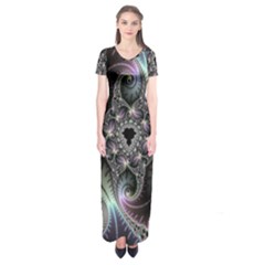 Beautiful Curves Short Sleeve Maxi Dress by Simbadda