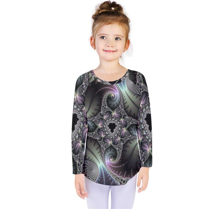 Beautiful Curves Kids  Long Sleeve Tee