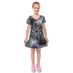 Beautiful Curves Kids  Short Sleeve Velvet Dress by Simbadda