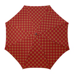 Abstract Seamless Floral Pattern Golf Umbrellas by Simbadda