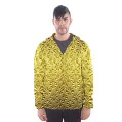 Patterns Gold Textures Hooded Wind Breaker (men) by Simbadda