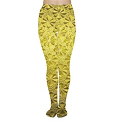 Patterns Gold Textures Women s Tights by Simbadda