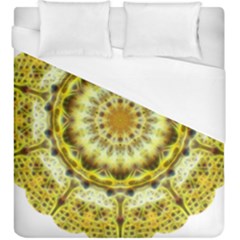 Fractal Flower Duvet Cover (king Size) by Simbadda