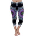 Fractal Lace Capri Winter Leggings  View1