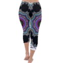 Fractal Lace Capri Winter Leggings  View4