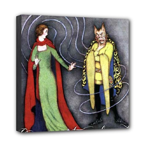 Beauty And The Beast Mini Canvas 8  X 8  by athenastemple