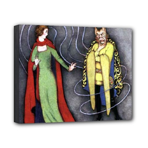 Beauty And The Beast Canvas 10  X 8  by athenastemple