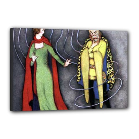 Beauty And The Beast Canvas 18  X 12  by athenastemple