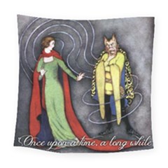 Beauty And The Beast Square Tapestry (large)