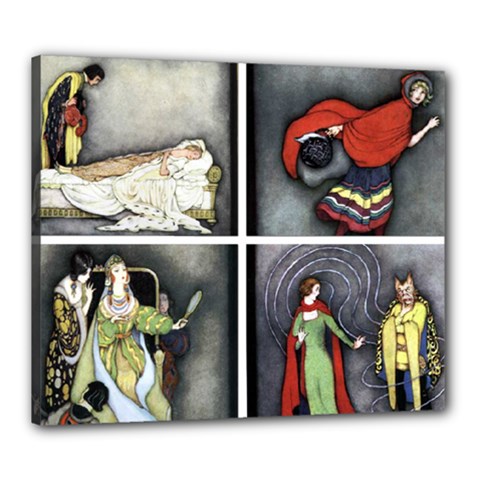 Fairy Tales Canvas 24  X 20  by athenastemple