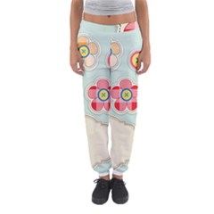 Buttons & Ladybugs Cute Women s Jogger Sweatpants by Simbadda