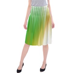 Folded Paint Texture Background Midi Beach Skirt by Simbadda