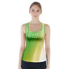 Folded Paint Texture Background Racer Back Sports Top by Simbadda