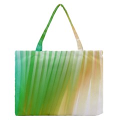 Folded Paint Texture Background Medium Zipper Tote Bag by Simbadda