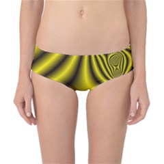 Yellow Fractal Classic Bikini Bottoms by Simbadda