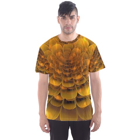 Yellow Flower Men s Sport Mesh Tee by Simbadda