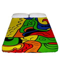 Mexico Fitted Sheet (king Size) by Valentinaart