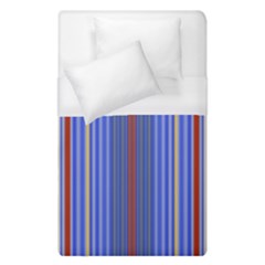 Colorful Stripes Duvet Cover (single Size) by Simbadda