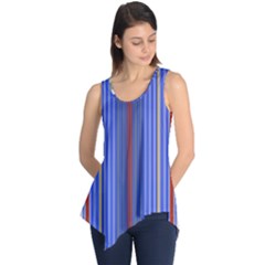 Colorful Stripes Sleeveless Tunic by Simbadda