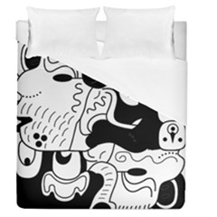 Mexico Duvet Cover (queen Size) by Valentinaart