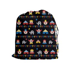 Circus Drawstring Pouches (extra Large) by Valentinaart