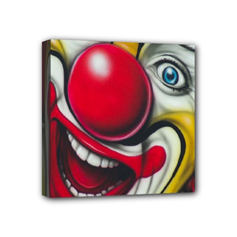 Clown Mini Canvas 4  X 4  by Valentinaart