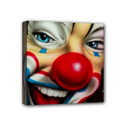 Clown Mini Canvas 4  X 4  by Valentinaart