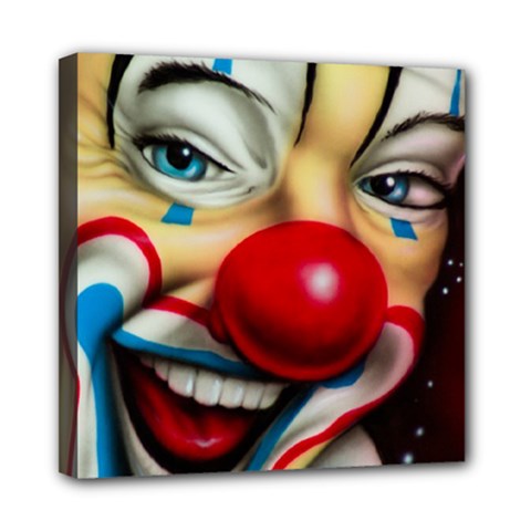 Clown Mini Canvas 8  X 8  by Valentinaart