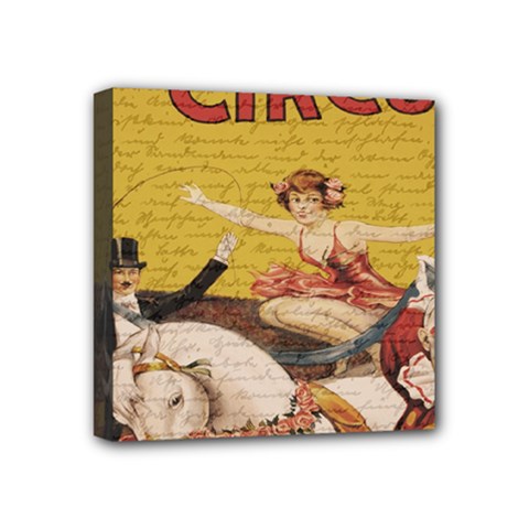 Vintage Circus  Mini Canvas 4  X 4  by Valentinaart