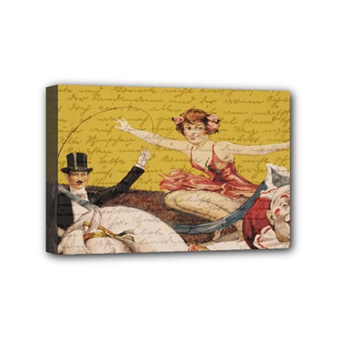 Vintage circus  Mini Canvas 6  x 4 