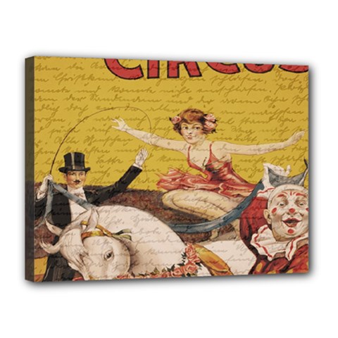 Vintage circus  Canvas 16  x 12 