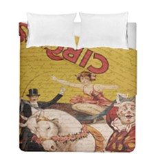 Vintage circus  Duvet Cover Double Side (Full/ Double Size)