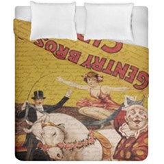 Vintage Circus  Duvet Cover Double Side (california King Size) by Valentinaart