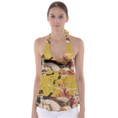 Vintage circus  Babydoll Tankini Top