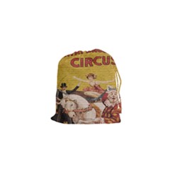 Vintage circus  Drawstring Pouches (XS) 