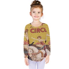 Vintage circus  Kids  Long Sleeve Tee