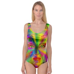 Rainbow Girl Princess Tank Leotard 