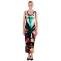 Abstract girl Fitted Maxi Dress View1