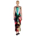 Abstract girl Fitted Maxi Dress View2