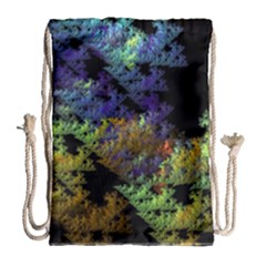 Fractal Forest Drawstring Bag (large) by Simbadda