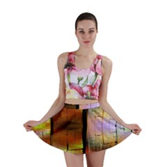 Fractal Tiles Mini Skirt by Simbadda