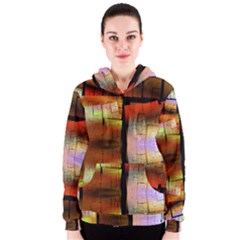 Fractal Tiles Women s Zipper Hoodie