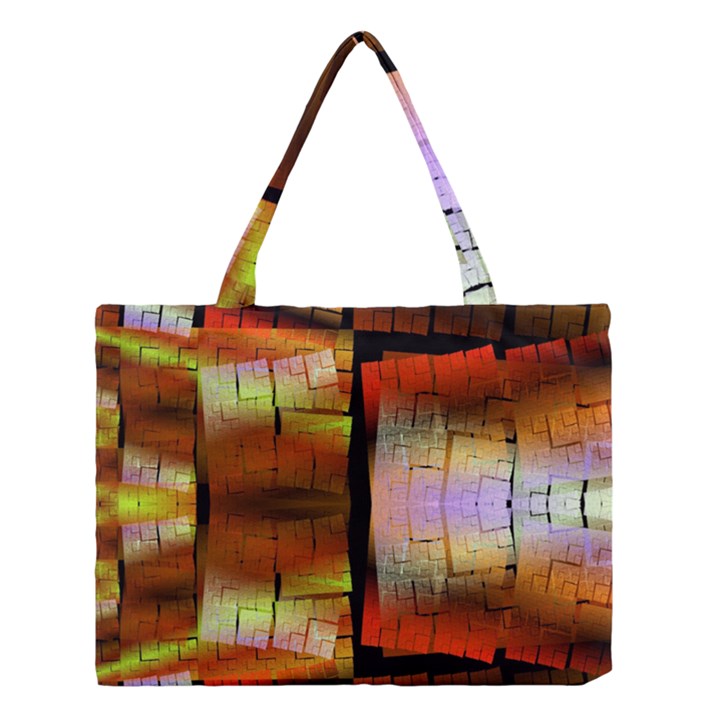 Fractal Tiles Medium Tote Bag