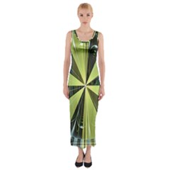 Fractal Ball Fitted Maxi Dress by Simbadda