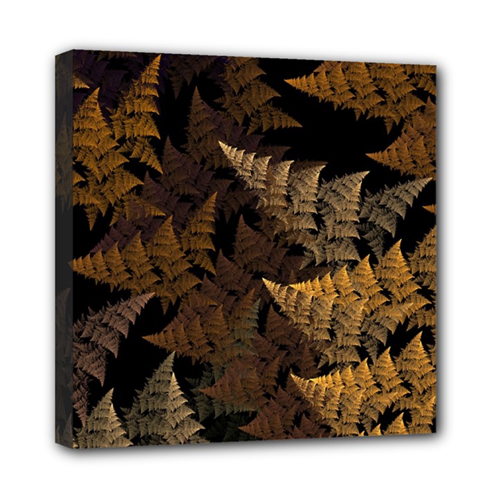 Fractal Fern Mini Canvas 8  x 8 