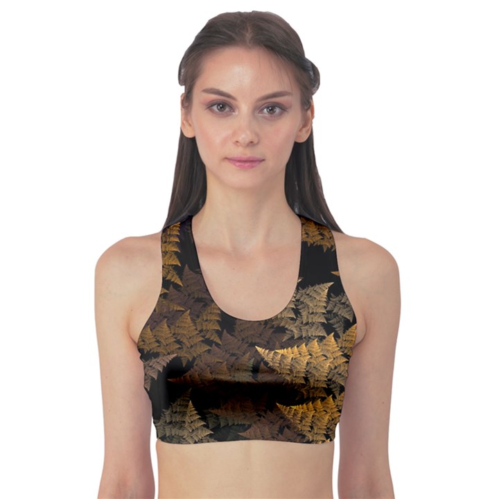 Fractal Fern Sports Bra