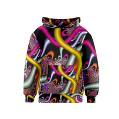 Fractal Roots Kids  Pullover Hoodie by Simbadda